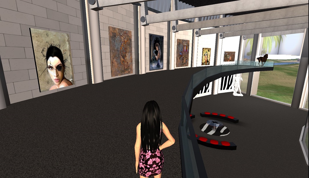 Hypergrid to Go: art gallery