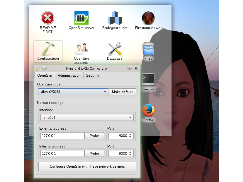 Hypergrid to Go's graphical user interface